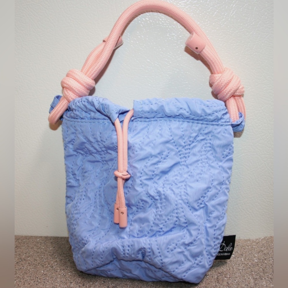 Dolce & Gabbana Light Blue Quilted Bag